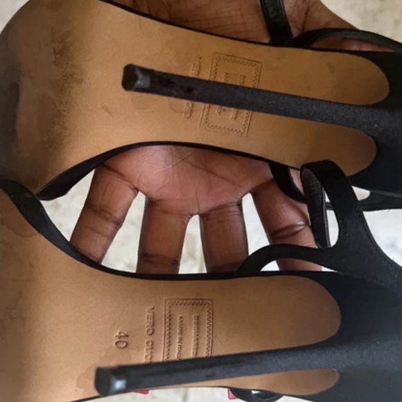 DSQUARED Satin Bejeweled Heels - Picture 4 of 11